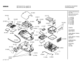 Схема №3 BSF1201 SILENCE ULTRA 12 с изображением Крышка для мини-пылесоса Bosch 00355365