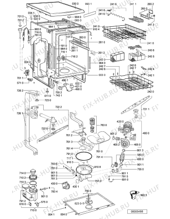 Схема №2 C 849 BR с изображением Регулятор для посудомоечной машины Whirlpool 481241359201