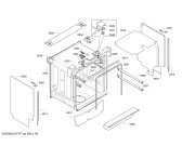 Схема №6 SMI69T65EU с изображением Передняя панель для посудомоечной машины Bosch 00703078