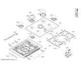 Схема №2 PCQ712B90Y ENC.PCQ712B90Y 4G+1W BO70F IH5 с изображением Варочная панель для электропечи Bosch 00688205