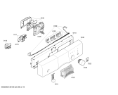 Схема №6 SRS43E62EU с изображением Передняя панель для электропосудомоечной машины Bosch 00666403