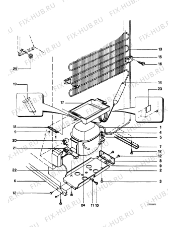 Взрыв-схема холодильника Electrolux EK138N/R - Схема узла Functional parts