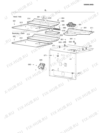 Схема №10 BPH 7602 R с изображением Другое для электропечи Whirlpool 480121102559