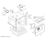 Схема №6 HEB76D651 с изображением Фронтальное стекло для плиты (духовки) Bosch 00689941