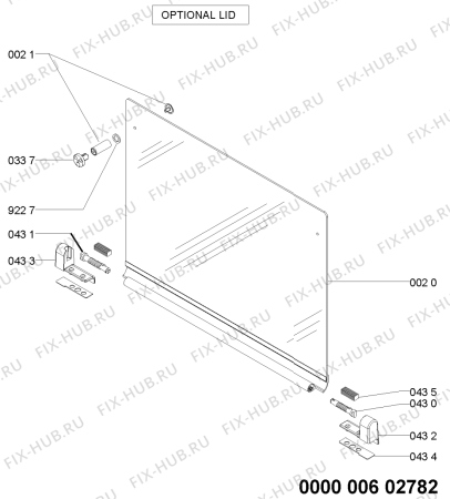 Схема №2 AKR318IX (F091901) с изображением Руководство для плиты (духовки) Indesit C00372140