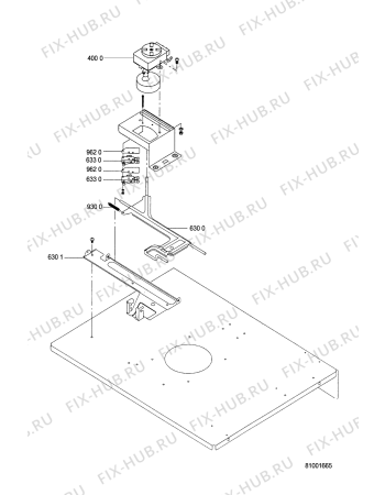 Схема №4 AKP 932 WH с изображением Дверка для плиты (духовки) Whirlpool 481246448132