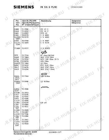 Схема №11 FM3769 с изображением Инструкция по эксплуатации для жк-телевизора Siemens 00530335