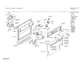 Схема №8 0730302698 GS215/1 с изображением Рамка для посудомоечной машины Bosch 00083266