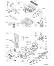 Схема №2 ADG 151 с изображением Переключатель для посудомойки Whirlpool 481227138414