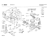 Схема №5 SMI7320 с изображением Панель для электропосудомоечной машины Bosch 00117675
