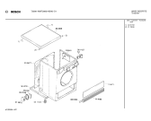 Схема №4 WMT200014B T2000 с изображением Панель для сушильной машины Bosch 00118542