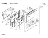 Схема №6 HB38E77 с изображением Панель управления для духового шкафа Siemens 00361877