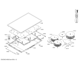 Схема №2 T48BD00N0 с изображением Стеклокерамика для плиты (духовки) Bosch 00714682