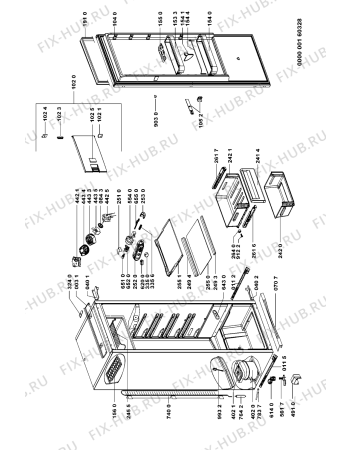 Схема №1 ARG 745/A с изображением Криостат для холодильной камеры Whirlpool 481244079242