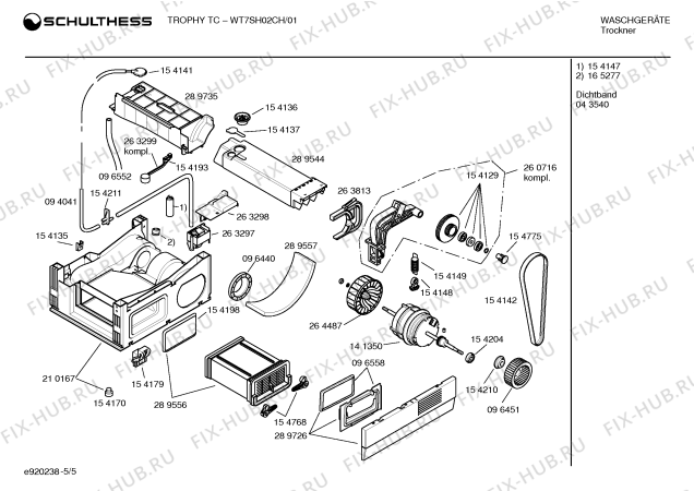 Схема №5 WTL5580 Exclusiv TK COMFORT PLUS с изображением Панель Bosch 00289767