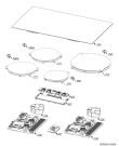 Схема №1 IKK74545IB KB5 с изображением Поверхность для духового шкафа Aeg 5551120172