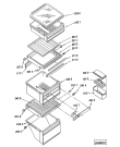 Схема №6 ARG484WP02 ARG484/G ARG 484/G/WP с изображением Элемент корпуса для холодильной камеры Whirlpool 481941879055
