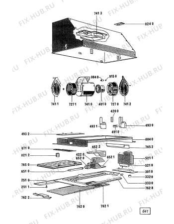 Схема №1 LSE 2745 IN с изображением Кнопка (переключатель) для вытяжки Whirlpool 481941028824