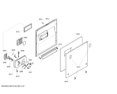 Схема №6 SGI53A35EU с изображением Вкладыш в панель для посудомойки Bosch 00434137