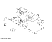 Схема №5 HSV746055T с изображением Крепеж для духового шкафа Bosch 00613570