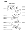 Схема №2 TW2253HH/4Q0 с изображением Индуктор для электропылесоса Tefal RS-RT900502