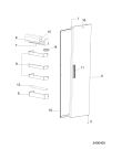 Схема №3 SW8AM2CWHRL (F104366) с изображением Дверка для холодильной камеры Indesit C00510361
