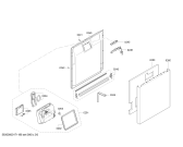 Схема №6 SN24D203EU с изображением Столешница для посудомоечной машины Siemens 00145270