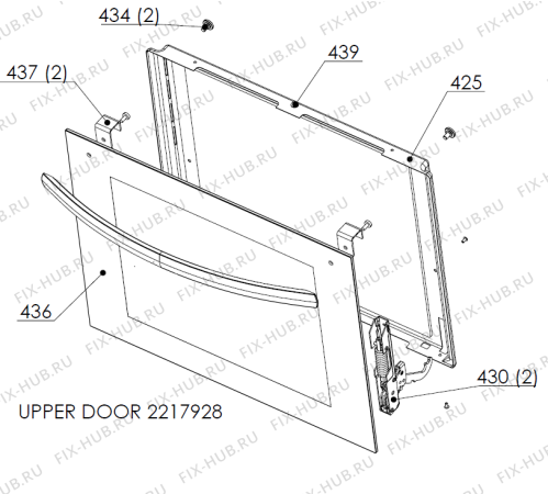 Взрыв-схема вытяжки Gorenje EK3102KS A42001139 NO   -White FS 50 (182549, A42001139) - Схема узла 04