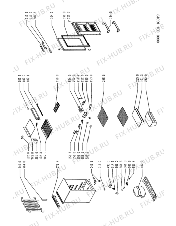 Схема №2 KVIC 2800/1 KVIC 2800/1-CH с изображением Обрамление полки для холодильной камеры Whirlpool 481945819622