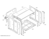 Схема №6 HBR43S450A с изображением Фронтальное стекло для духового шкафа Bosch 00688409