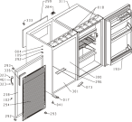 Схема №2 MK100S-L (331394, MKE100) с изображением Часть корпуса для холодильника Gorenje 271562
