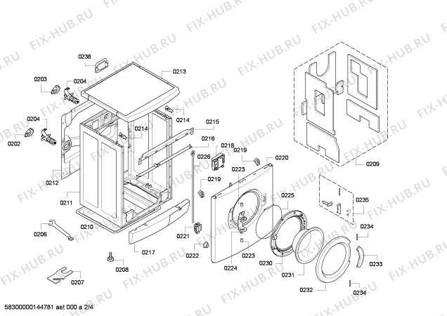 Схема №4 WAE32390SN Bosch Maxx 6 VarioPerfect с изображением Ручка для стиралки Bosch 00649221