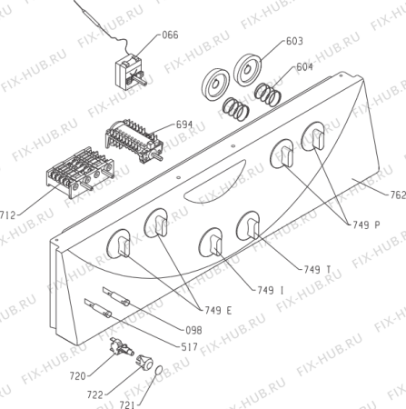 Взрыв-схема плиты (духовки) Gorenje K2702WD (222723, K41A2-224VD) - Схема узла 04