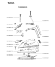 Схема №1 FV8218G0/23 с изображением Покрытие для утюга (парогенератора) Tefal CS-00098431