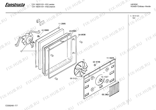 Схема №7 CH18241 с изображением Панель для плиты (духовки) Bosch 00286927