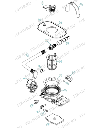 Схема №6 D5257 XXL FI NO   -Titanium FI (337610, DW70.3) с изображением Панель для посудомоечной машины Gorenje 269071