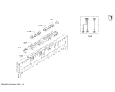 Схема №6 S52M68X7EU с изображением Передняя панель для посудомойки Bosch 00791629