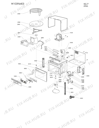 Схема №1 FO611C0700000AU с изображением Сенсорная панель для микроволновки Whirlpool 481010525558