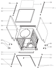 Схема №7 GS64314XS (369311, GORENJE#9) с изображением Ящик (корзина) для электропосудомоечной машины Gorenje 559039