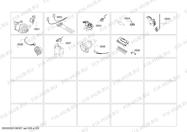 Взрыв-схема стиральной машины Siemens WP12R156FF iQ 100 - Схема узла 05