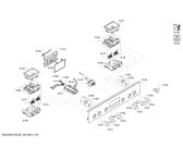 Схема №6 HEA23B161S с изображением Панель управления для плиты (духовки) Bosch 00709726