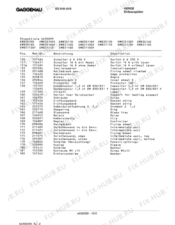 Схема №10 EM837500 с изображением Противень для микроволновой печи Bosch 00156703