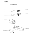 Схема №1 MP3205F0/7R0 с изображением Корпусная деталь для бритвы (эпилятора) Rowenta CS-00132697