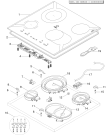 Схема №1 TT6244NR (F032542) с изображением Всякое для духового шкафа Indesit C00112417