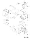 Схема №1 AKP501/WH с изображением Панель для плиты (духовки) Whirlpool 481945358362