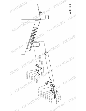 Схема №4 AHO118 с изображением Железный лист для электропечи Whirlpool 482000021469