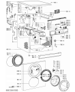 Схема №2 AWO/D 6890 с изображением Модуль (плата) для стиральной машины Whirlpool 480111100568
