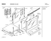 Схема №6 HEN364640 с изображением Фронтальное стекло для духового шкафа Bosch 00472189