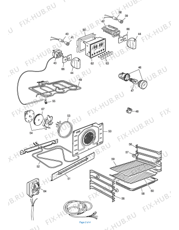 Схема №2 PMA8X с изображением Держатель для плиты (духовки) DELONGHI 103627