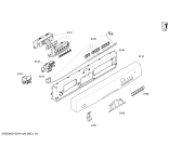Схема №5 SGS85M02TR с изображением Панель управления для электропосудомоечной машины Bosch 00449843